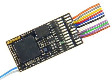 Zimo MX645 Geräuschdecoder 3W, 1,2A, 9 Funktionsausgänge, mit Kabelenden
