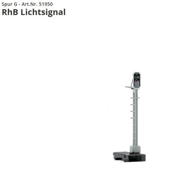 LGB--51950, RhB Lichtsignal, Pr21