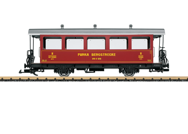 LGB--30562  DFB Personenwagen rot B 2210;  N20, Pr20; ausverkauft