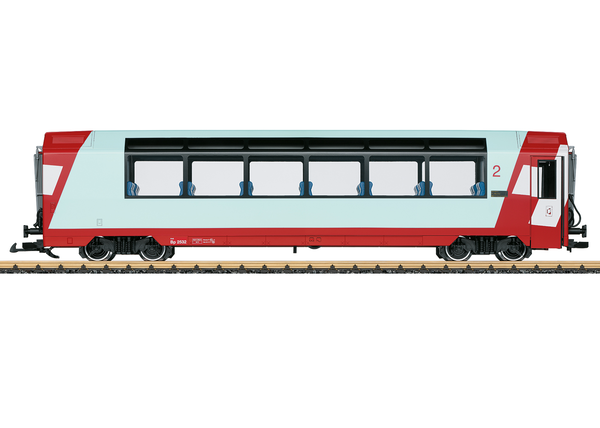 LGB--33671-J21  RhB Panoramawagen 2. Klasse;  Neu Herbst 2021 N21