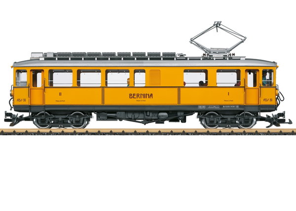 LGB--25392-J22, RhB Triebwagen ABe 4/4. gelb,