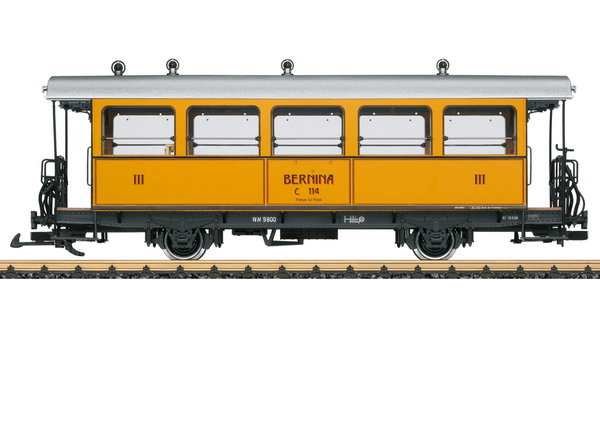 LGB--30563-J22 RhB Barwagen, gelb, Neuheit 2022,