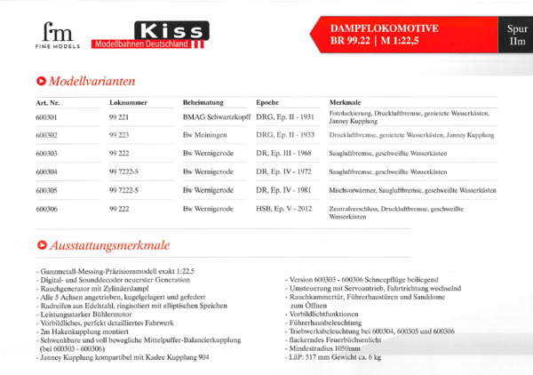 KissD--600302  Brockenlok 99 223, Abholartikel, N24/25, Anz_20€