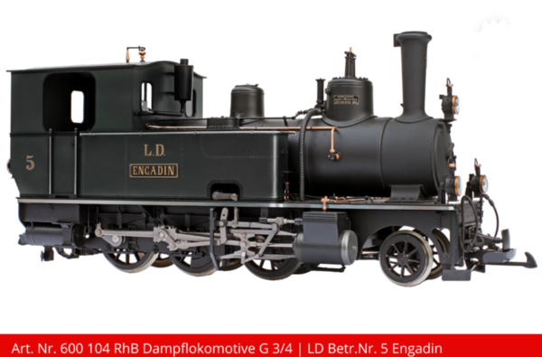 KissCH--600104	RhB Dampflokomotive G 3/4    Neuheit ca. 2024/2025